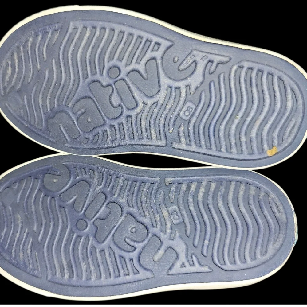 Native Shoes Kids Glittery Blue Slip-On
